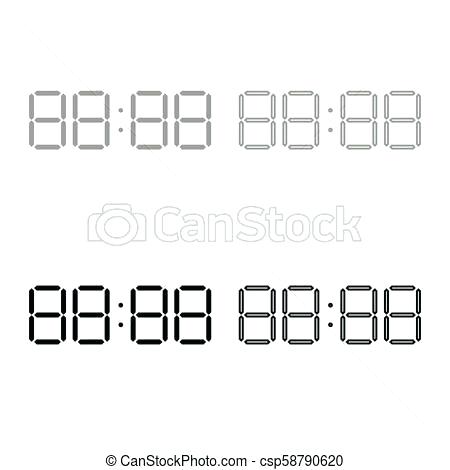 450x470 Digital Clock Face Cheapairporttransfers