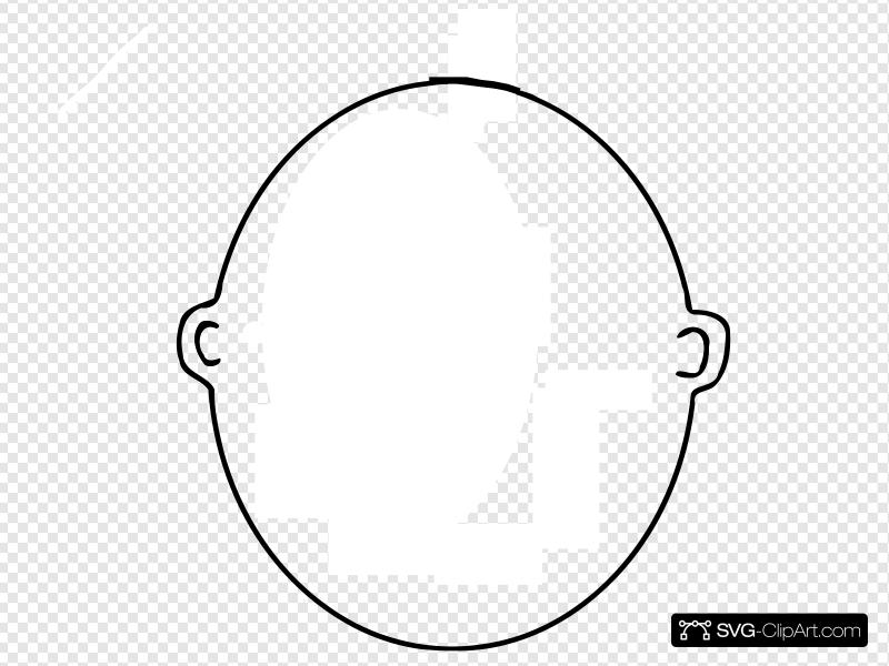 800x600 Blank Face Clip Art, Icon