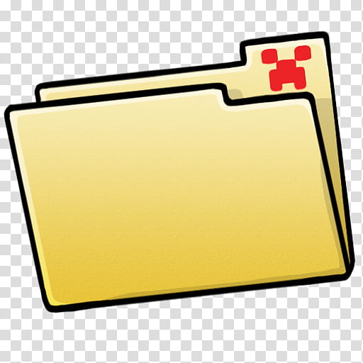512x512 Minecraft Icon Folder Blank, Yellow Folder Transparent