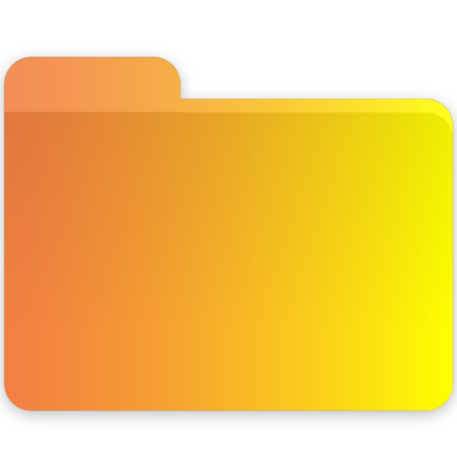 512x512 Smile, Folder, Blank Icon Free Of Gradient Folders