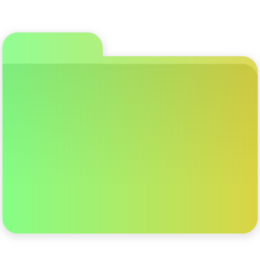 512x512 Bin, Folder, Blank Icon Free Of Gradient Folders
