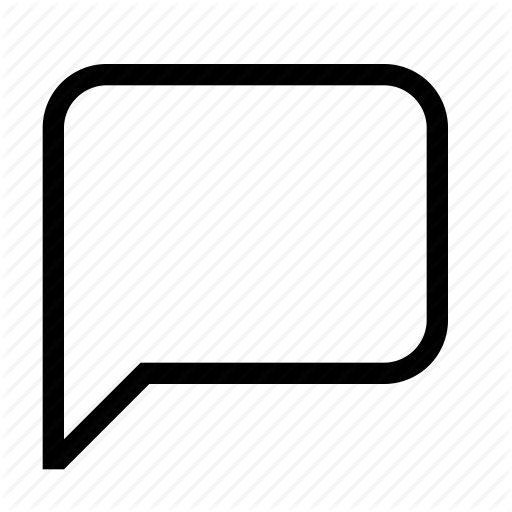 512x512 Bubble, Chat, Chat Blank, Message, Message Blank Icon