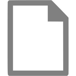 256x256 Gray Blank Icon