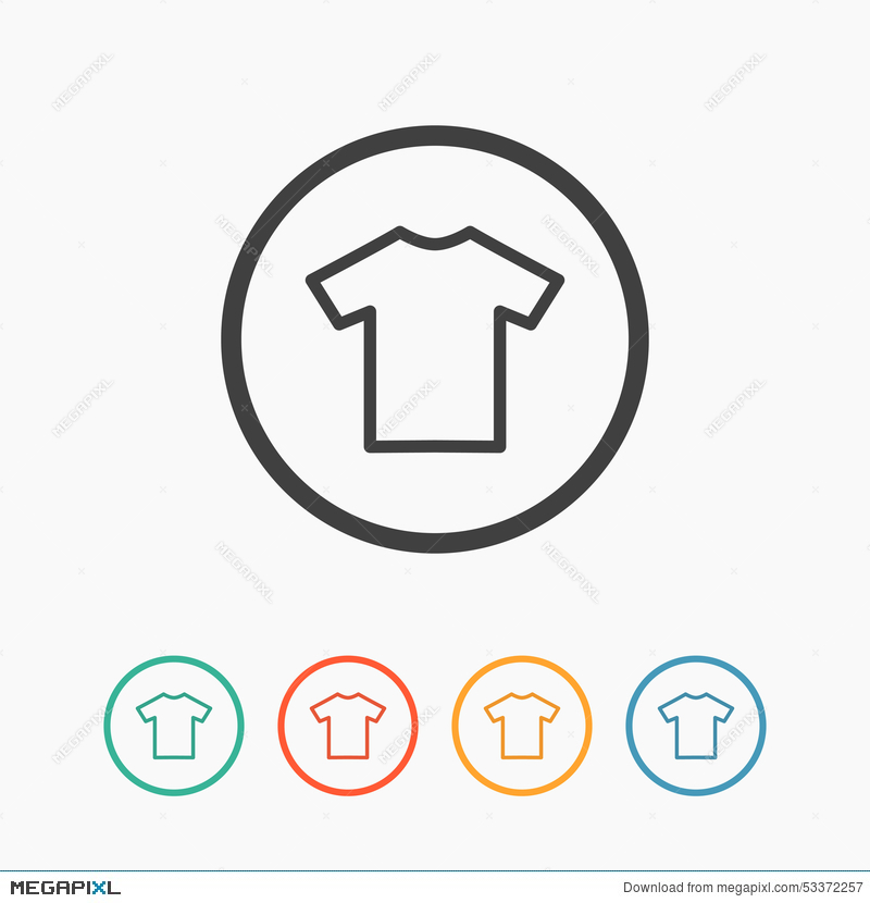 800x830 T Shirt Flat Blank Icon Symbol Illustration