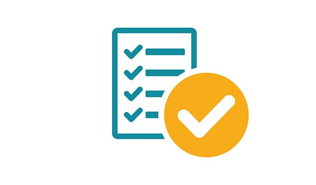 615x360 Success List Blank Icon Flat Color On White Background