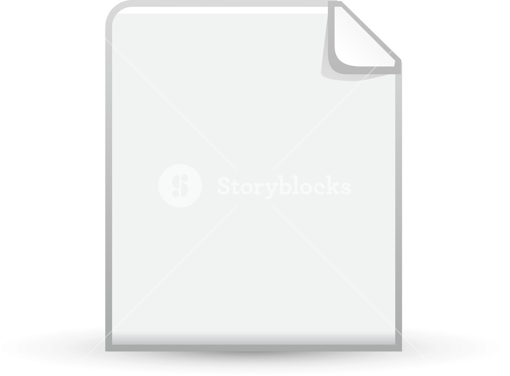 1000x737 Blank Document Lite Application Icon Royalty Free Stock Image