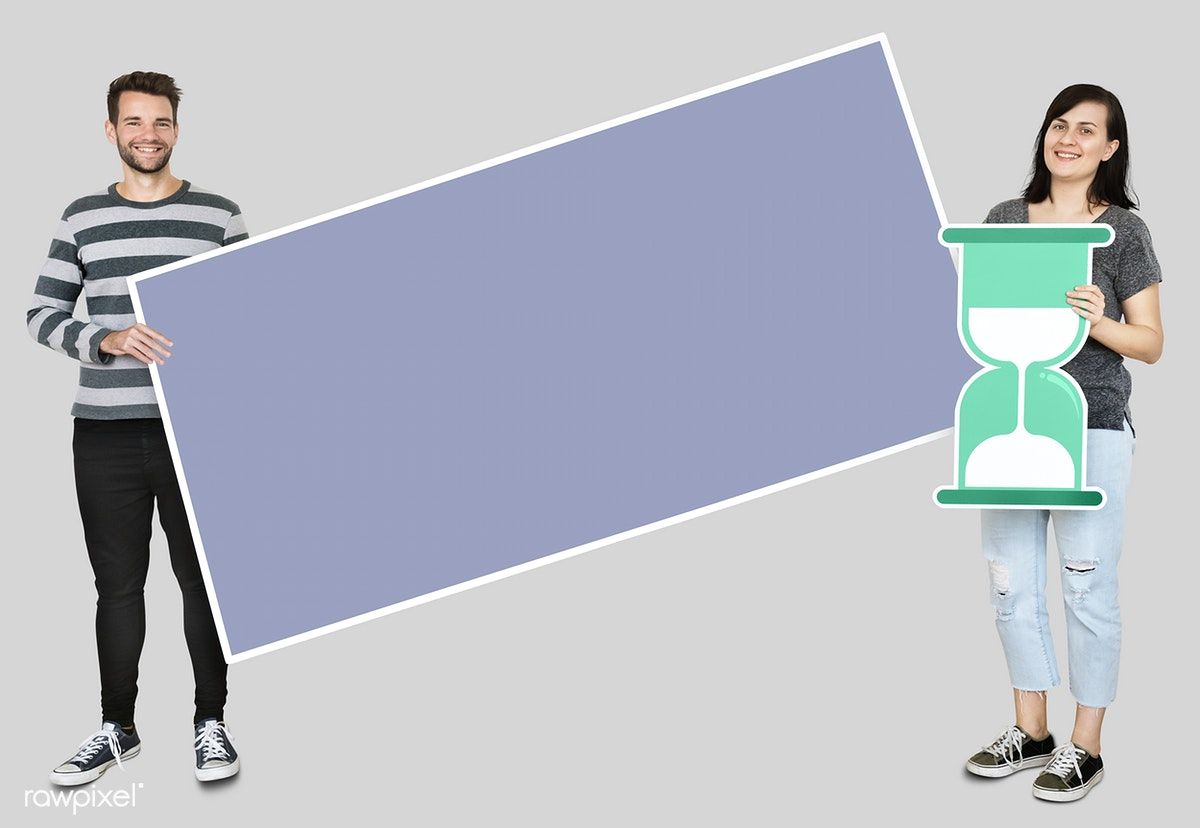 1200x828 Download Premium Image Of People Holding A Blank Board