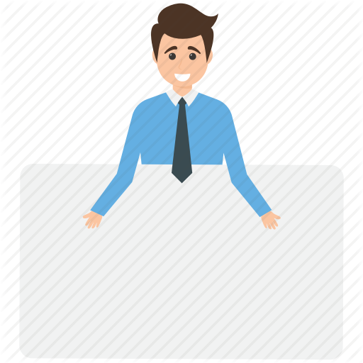 512x512 Advertisement, Advertising Agent, Blank Signboard, Businessman