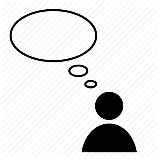 512x512 Blank, Bubble, Communicate, Empty, Person, Thought Icon