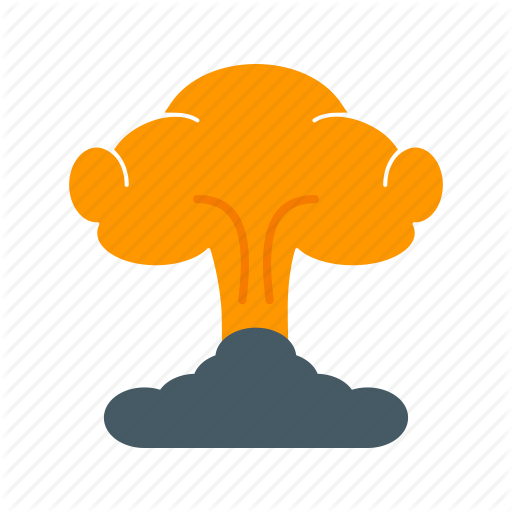 512x512 Blast, Bomb, Damage, Disaster, Explosion, Fire, Smoke Icon