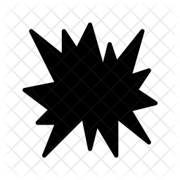 256x256 Blast Icon Of Glyph Style