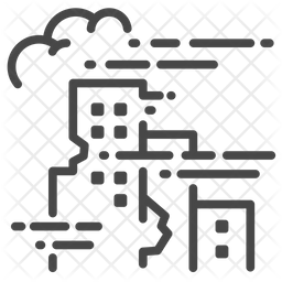 256x256 Blast Icon Of Line Style