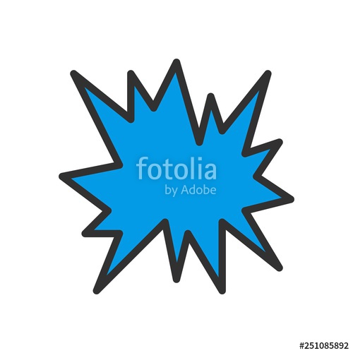500x500 Vector Blast Icon Stock Image And Royalty Free Vector