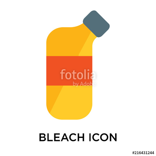500x500 Bleach Icon Vector Sign And Symbol Isolated On White Background