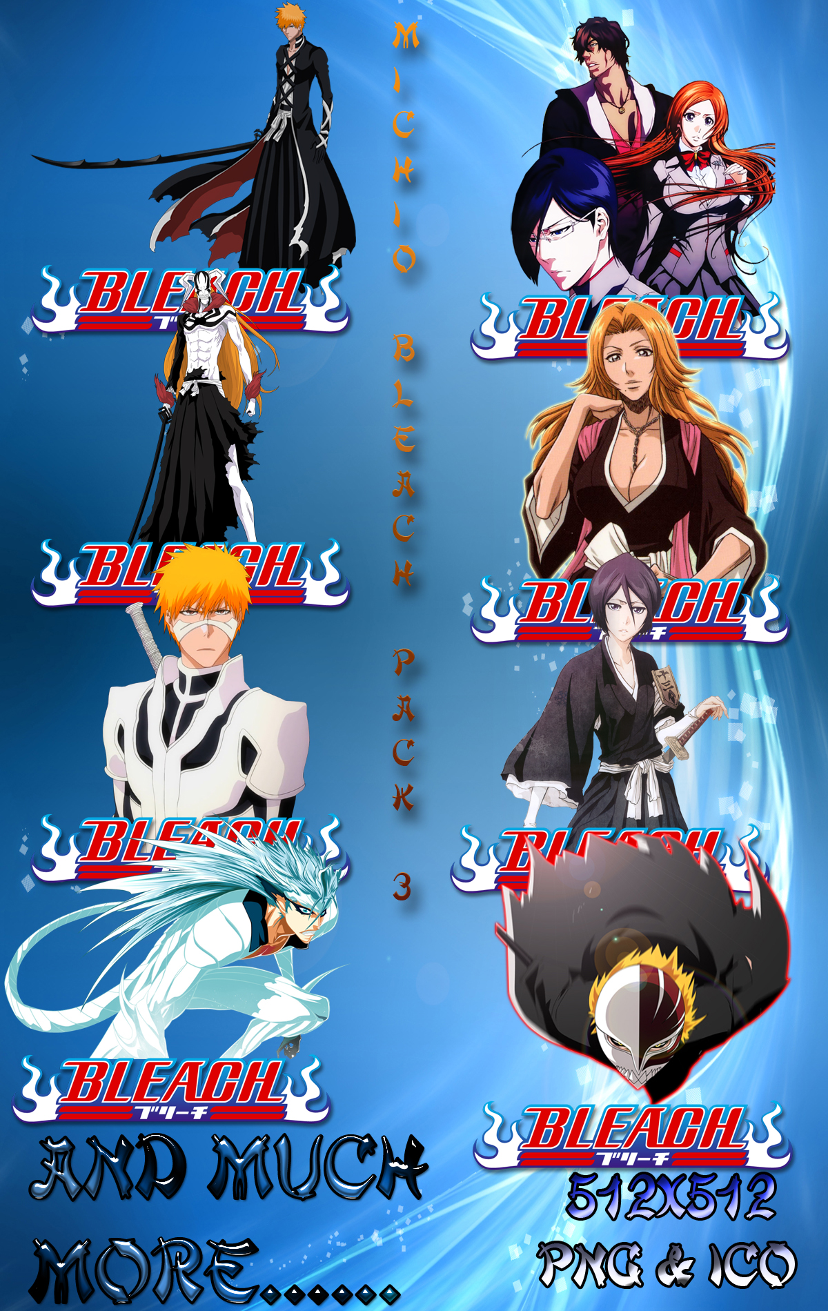 1200x1900 Michio Bleach Icon Pack