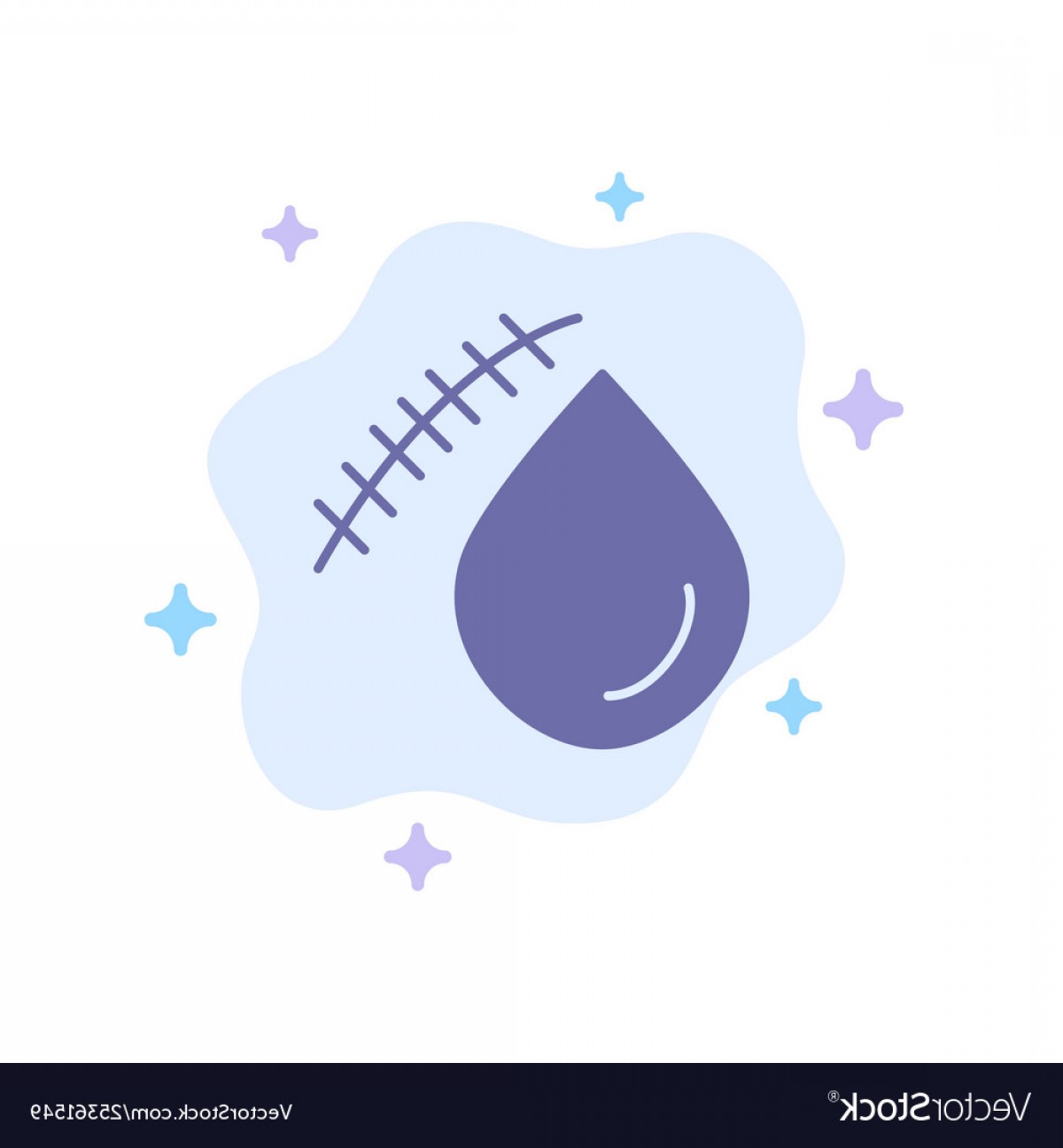 1200x1296 Bleeding Blood Cut Injury Wound Blue Icon On Vector Handandbeak