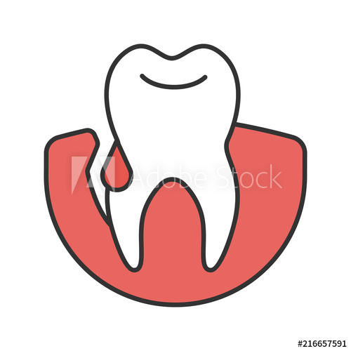 500x500 Gum Bleeding Color Icon