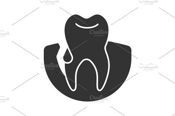 580x387 Gum Bleeding Glyph Icon Medical Icons Glyph Icon, Glyphs
