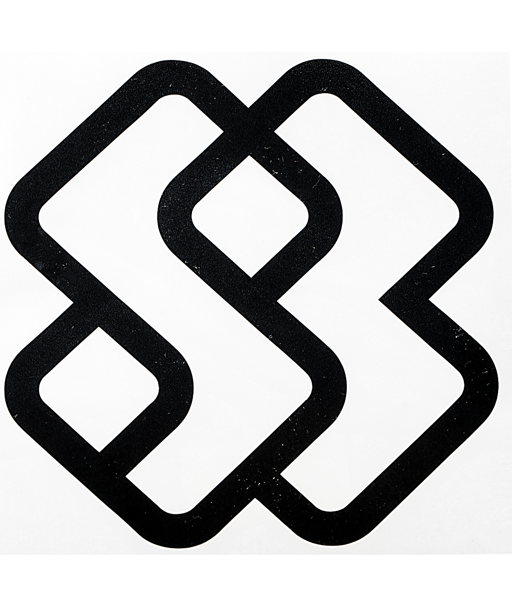 1000x1184 Special Blend Big Sb Icon Black Diecut Sticker Zumiez