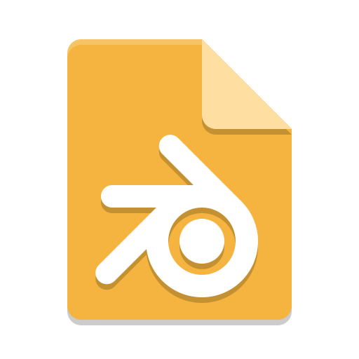 512x512 Application, Blender Icon Free Of Papirus Mimetypes