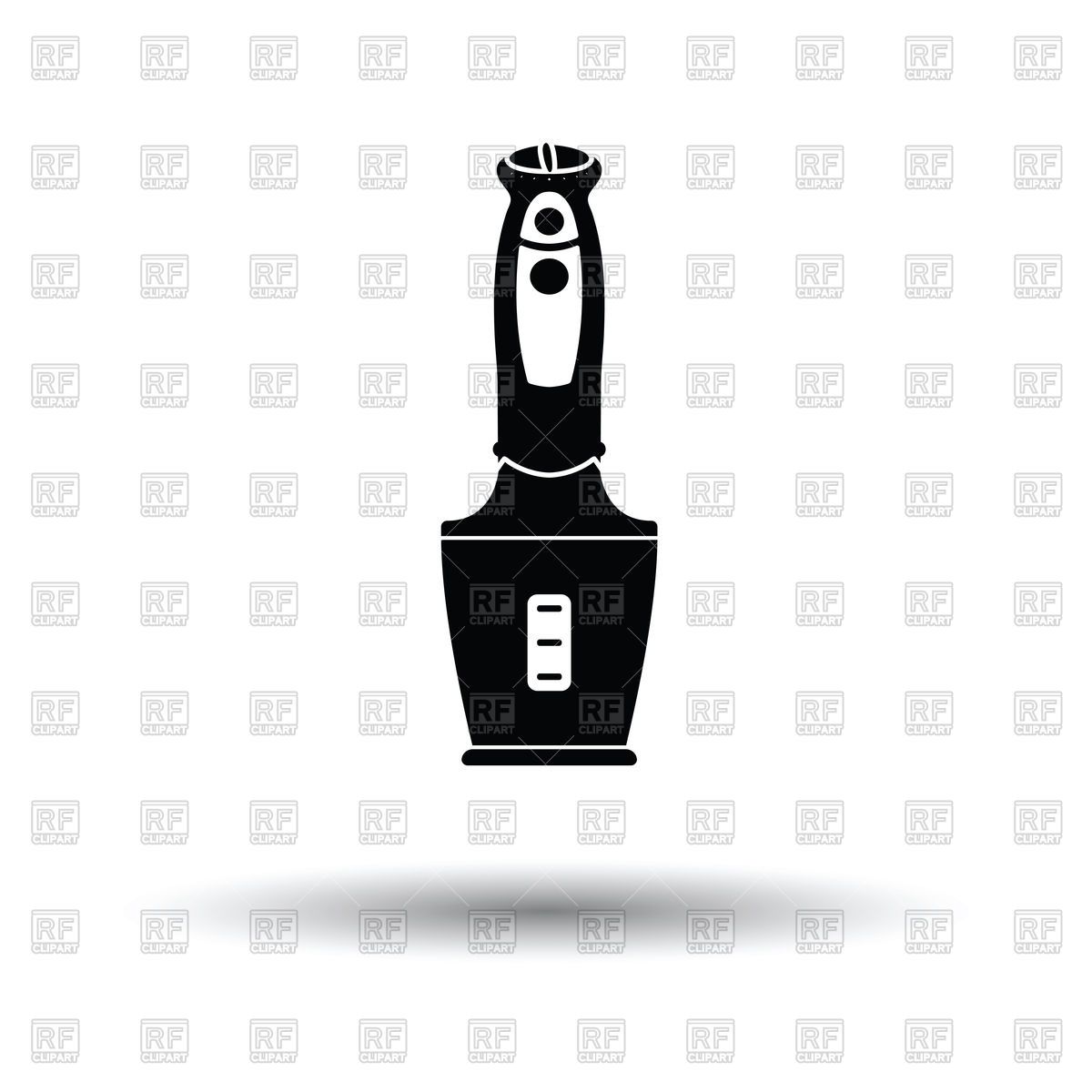 1200x1200 Baby Food Blender Icon With Shadow Design Vector Image