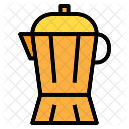 256x256 Coffee Blender Icon Of Colored Outline Style