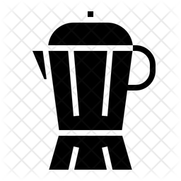 256x256 Coffee Blender Icon Of Glyph Style