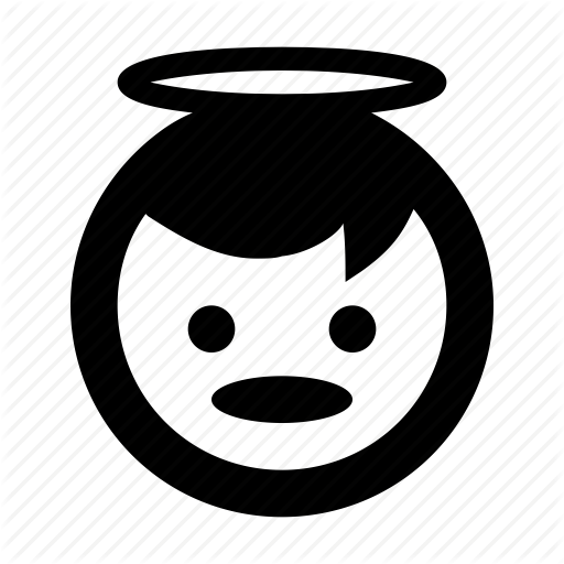 512x512 Angel, Baby Angel, Baby Blessing, Baby Face, Cartoon Baby Icon