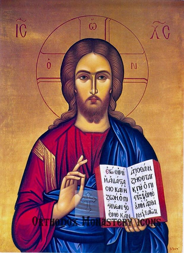 620x854 Orthodox Icon Of Jesus Christ Blessing