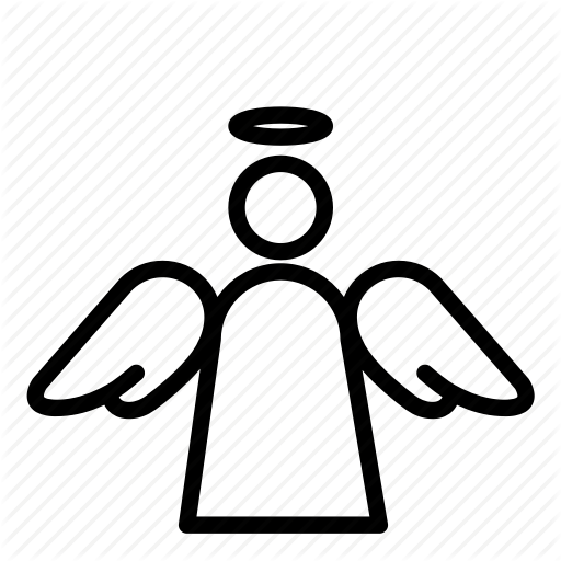 512x512 Angel, Blessing, Snow, Wings, Winter Icon