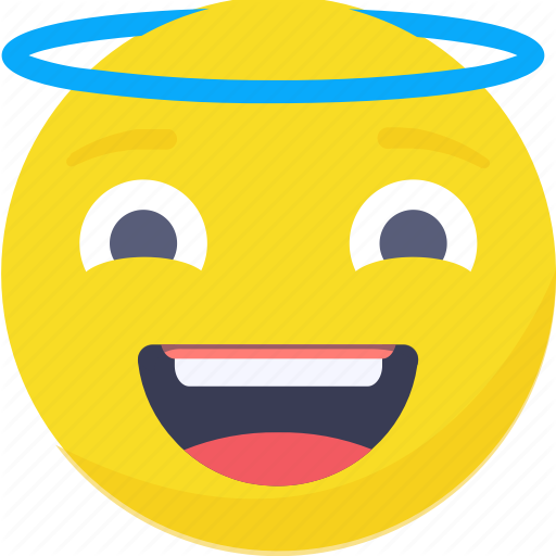 512x512 Blessed, Blessing, Emoji, Emoticon, Expressions, Smiley Icon