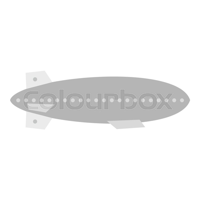 800x800 Airship Icon Flat Illustration Of Stock Vector Colourbox