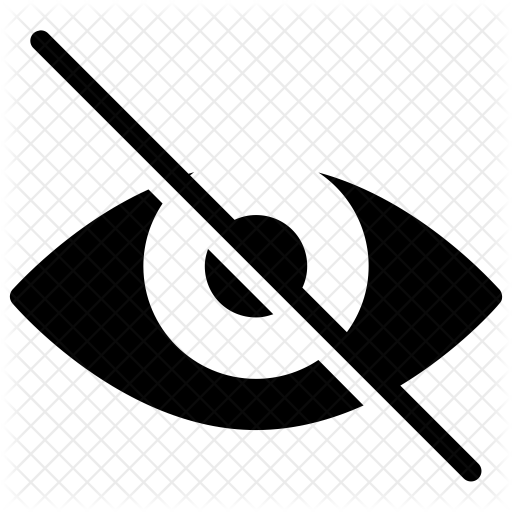 512x512 Blind Icon Of Glyph Style