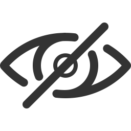 256x256 Blind Icon Of Line Style