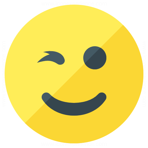 512x512 Iconexperience G Collection Emoticon Blink Icon
