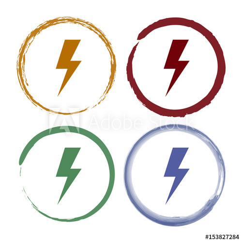 500x500 Pinselstrich Icon Set