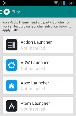 264x400 Blitz Android Icon Pack
