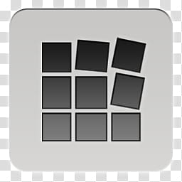 Quadrates Extended, Square Gray Block Icon Transparent Background 256x256 Quadrates Extended, Square Gray Block Icon Transparent Background