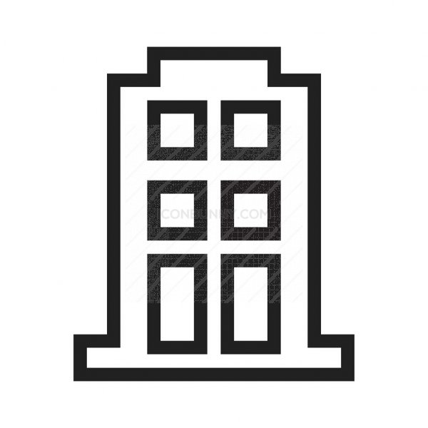 Apartment Line Icon 600x600 Apartment Line Icon