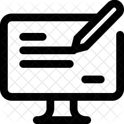 Blog Icon Of Line Style 256x256 Blog Icon Of Line Style