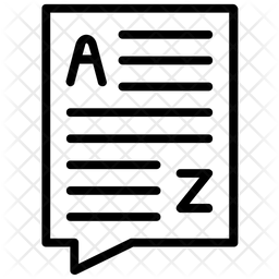 256x256 Blog Article Icon Of Line Style