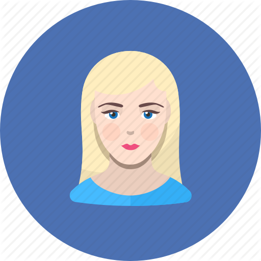 512x512 Blonde, Person, Woman Icon