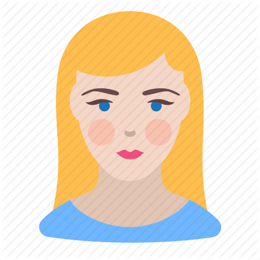 512x512 Blonde, Woman Icon