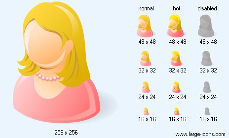 464x280 Blonde Icon Image Large User Icons