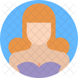256x256 Blonde Icon Of Rounded Style