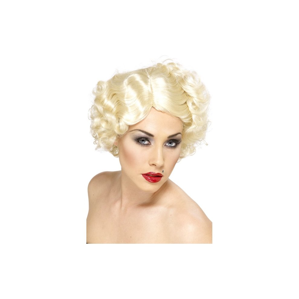 990x990 Blonde Ladies Hollywood Icon Short Curls Wig