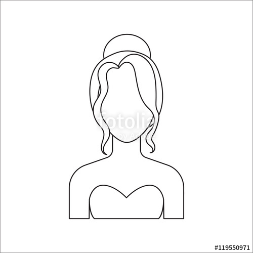 500x500 Blonde Icon Line Single Avatar,peopleicon From The Big Avatar