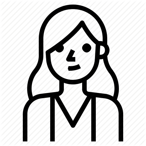 512x512 Avatar, Blonde, Girl, Hair, Long, Woman Icon