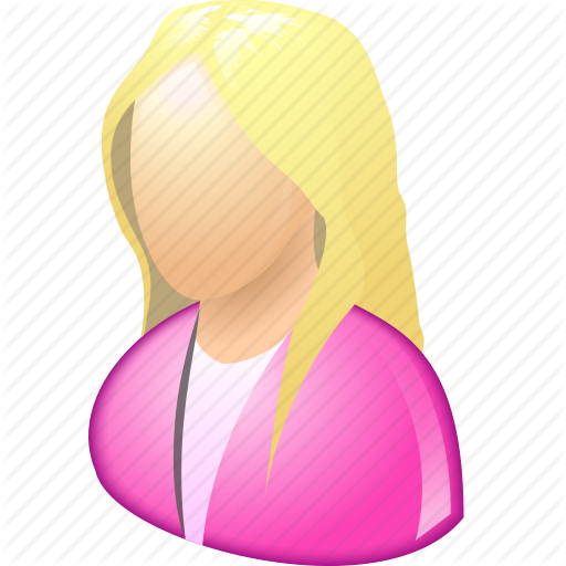 512x512 Blonde, Customer Account, Female, Girl, User, Woman, Young Lady Icon