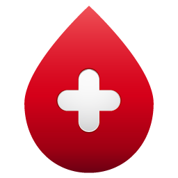 256x256 Blood Drop No Shadow Icon Medical Iconset Dapino